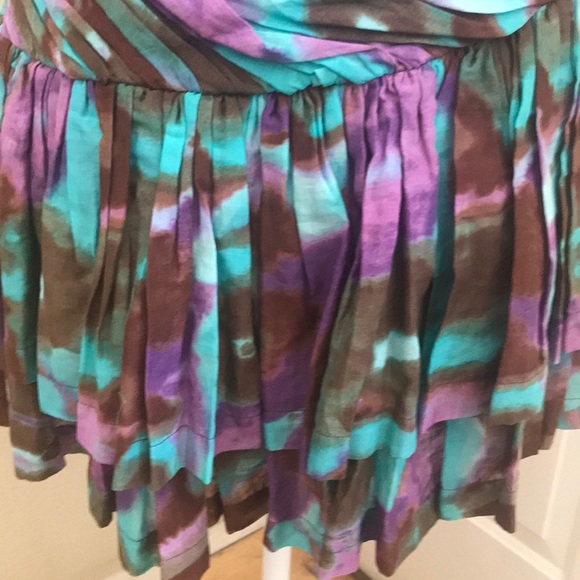 Catherine Malandrino strapless tie dye dress - Picture 4 of 8